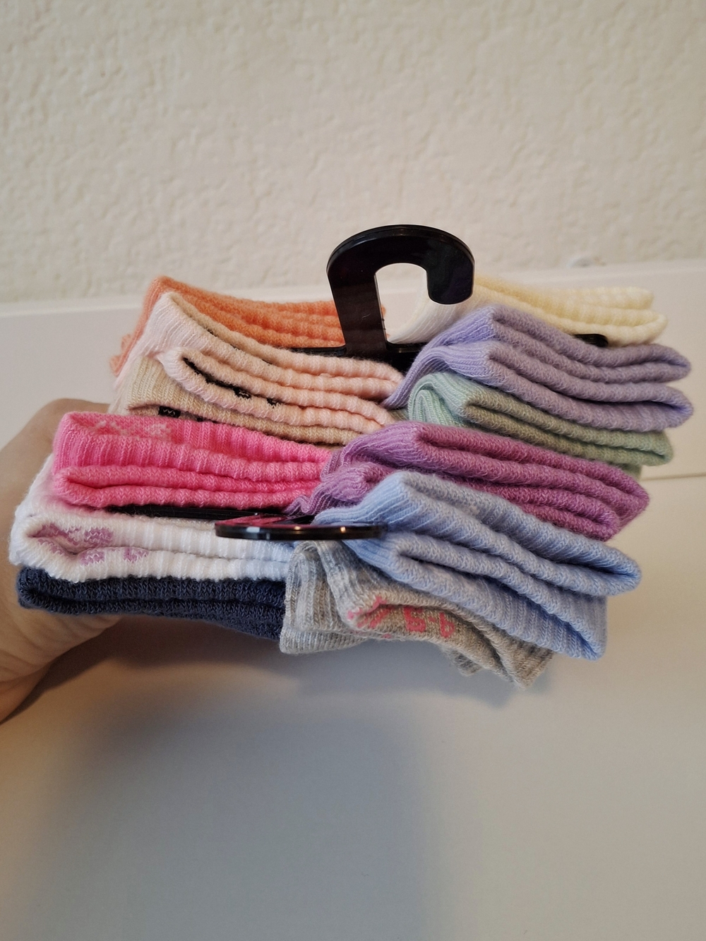 Nike Toddler 2 Sets No-Show Socks: 6 Pk Pastel, 6 Pk Bright - Picture 5 of 6